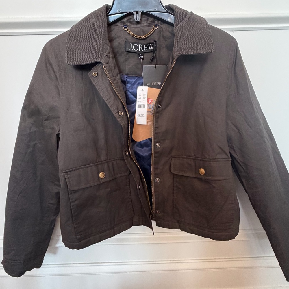 J. Crew Cropped Barn Jacket - Small - NWT - Picture 6 of 10